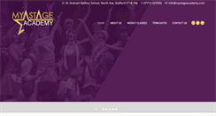 Desktop Screenshot of mystageacademy.com